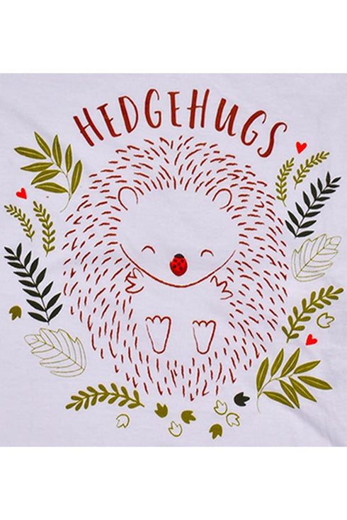 Girls Floral Print Short Sleeve Cotton T-Shirt Pyjama Set - 7 to 8 Years