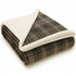 Plaid Sherpa Fleece Blankets – Ultra Soft, Warm, and Reversible Checkered Throws for Couch & Bed