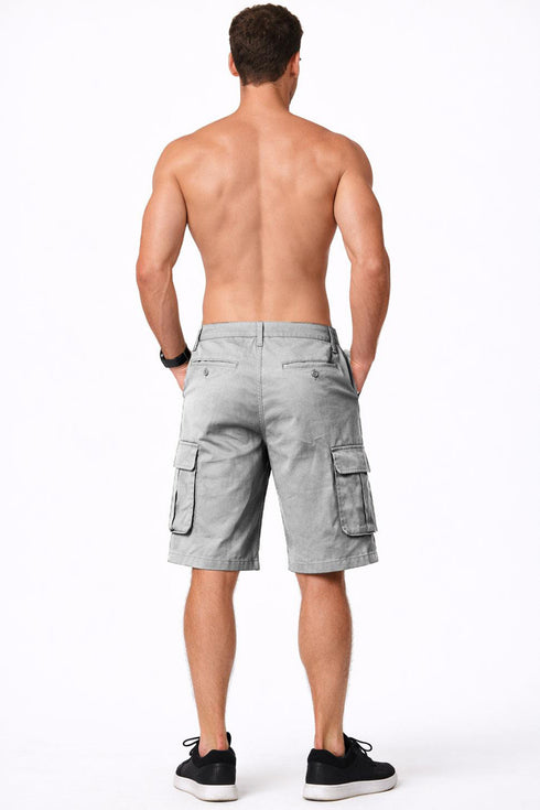 Men’s Cotton Cargo Shorts with Pockets