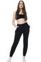 Womens Fleece Try Slim Fit Joggers