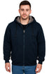 Mens Thick Warm Fleece Fur Lined Hoodie