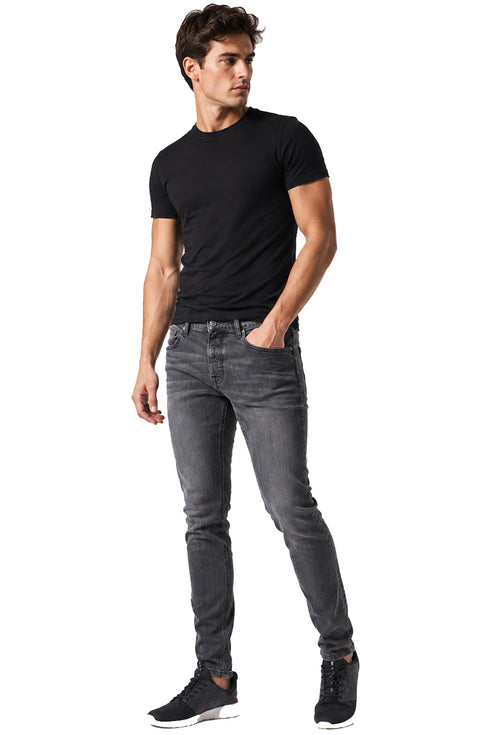 Mens Crosshatch Slim Fit Denim Jeans