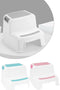 Two-Step Stool with Non-Slip Surface – Bathroom, Kitchen, and Home Use