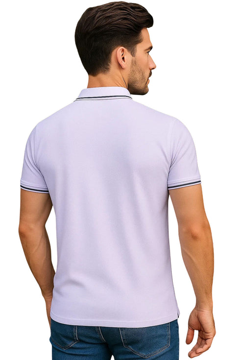 Men Polo Collar T-shirt with Pocket