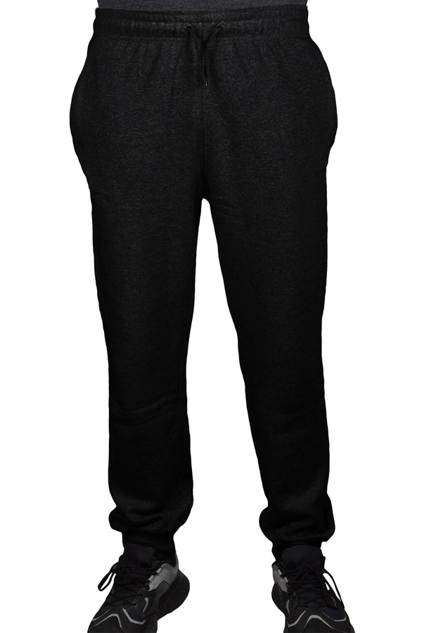 Men Elasticated Drawstring Fleece Bottoms