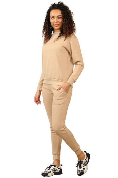 Ladies Plain Long Sleeve Tracksuit