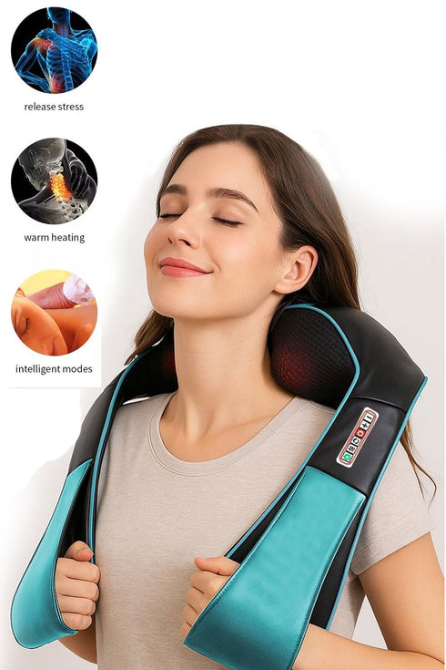 Electric Deep Tissue Kneading Massage for Back, Waist, and Legs