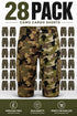 Men’s Camo Cargo Shorts Wholesale Bulk Reseller Lot - 28/31 Pack