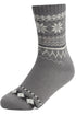 Men’s Griper Thermal Socks – Warm Winter Knitted Crew Socks with Stylish Nordic Pattern