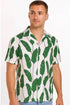 Mens Green Leaf Hawaiian Shirts