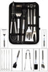 6 Piece BBQ Tool Set with Carry Case – Stainless Steel Grill Utensils