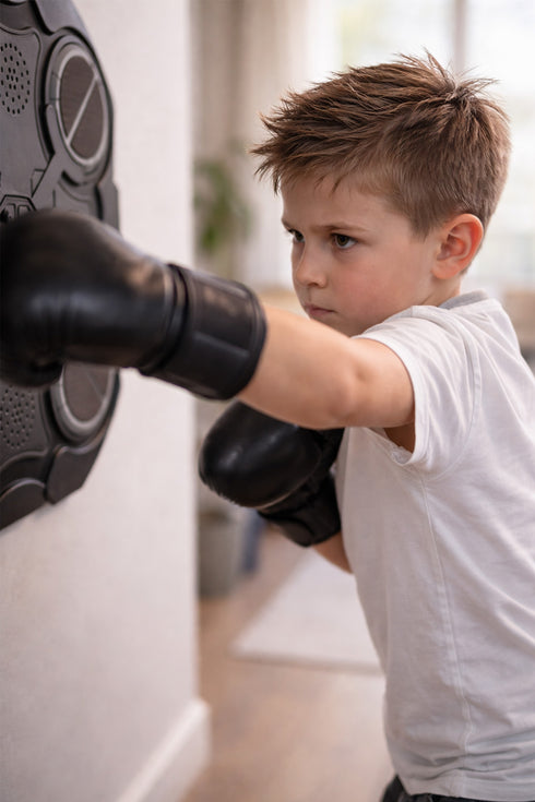 Boxing Machine Wall Target with LED Lights – Interactive Punching Training Game