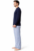 Mens Long Sleeve Lounge Set - Pyjama Set
