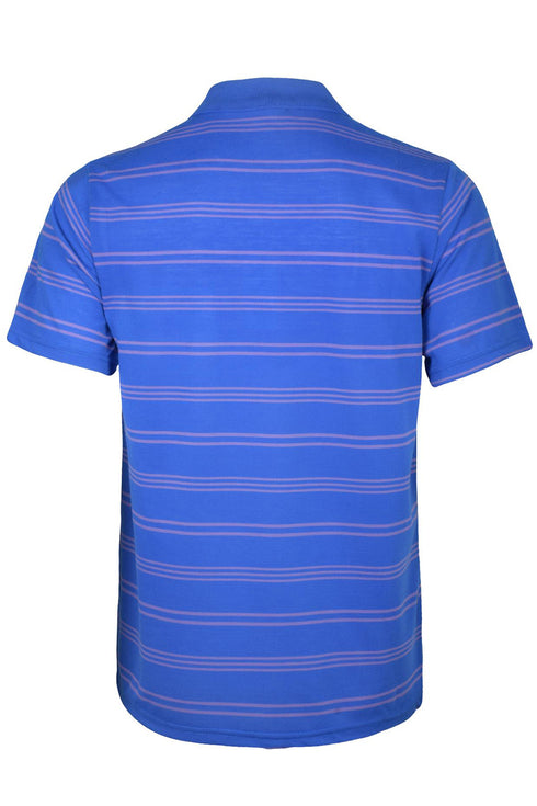 Mens Striped Polo Collar Shirts