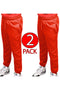 2 Pack Kids Plain Jogging Bottoms