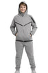 Kids Fleece Zip Up Tracksuit with Hoodie