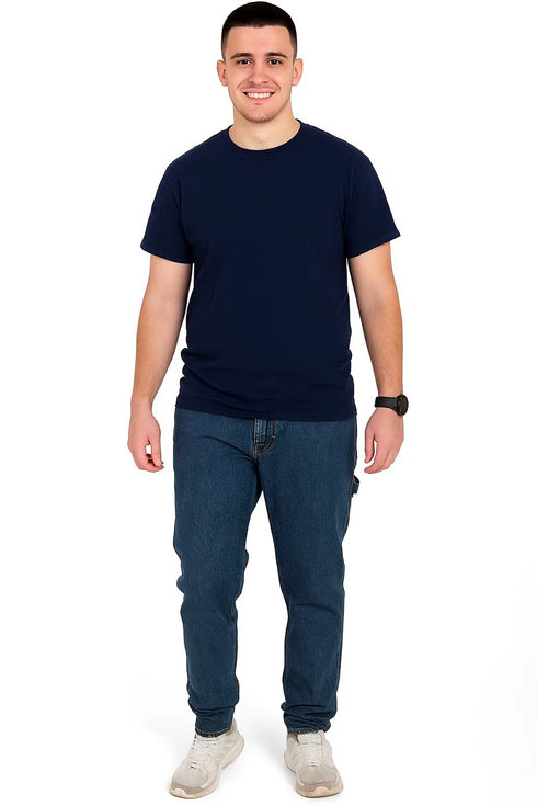 Mens Denim Straight Leg Jeans