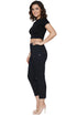 Women’s Black Stretch Slim Fit Capri Jeans | High Waist Cropped Jeggings – Casual & Work Wear
