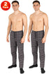 2 Pack Mens Sleepwear Pyjamas