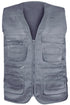 Mens Multi Pocket Sleeveless Utility Vest