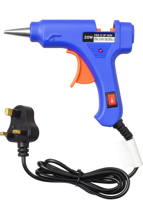 Hot Melt Glue Gun with 10 Glue Sticks – Quick Heating, Anti-Drip, DIY Craft & Repair Tool