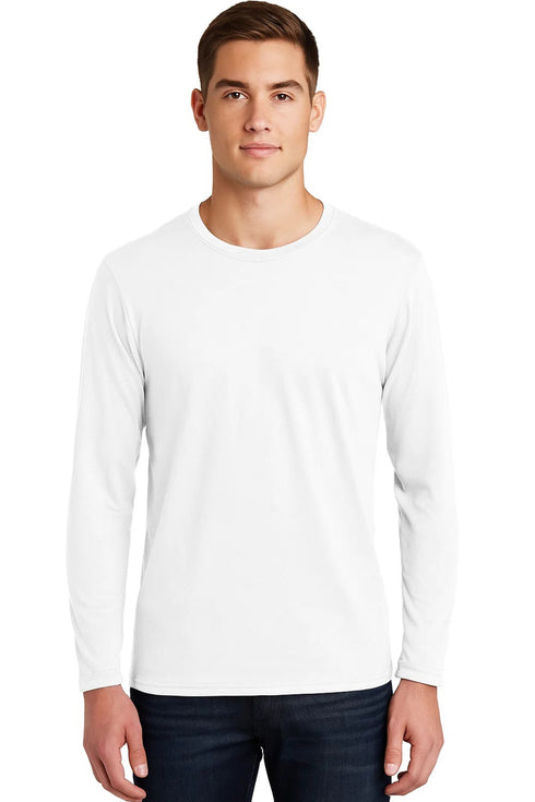 Men’s Quick Dry Polyester Long Sleeve T-Shirt – Lightweight Breathable Sports & Gym Top