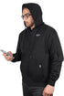Fire Trap Mens Fleece Zip Up Hoodie
