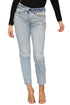 Women's Light Wash Mid Rise Jeans