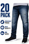20 Pack Men's Kastra Plus Size Jeans - From £4.99 Per Unit