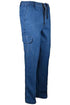 Men Stone Elasticated Waist Cargo Jeans Trouser - 3XL