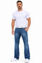 Mens Bootcut Straight Designer Leg With Belt