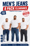 Men’s Jeans 8 Pack Clearance Assorted Styles & Colours - From £4.49 Per Unit