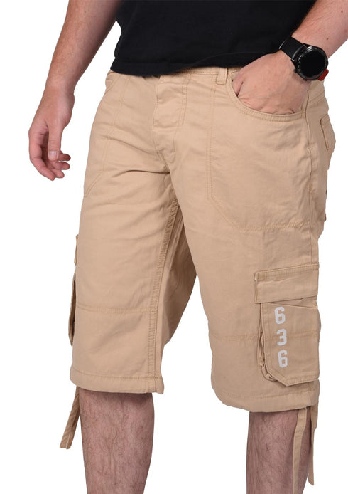 Mens Knee Length Cargo Shorts