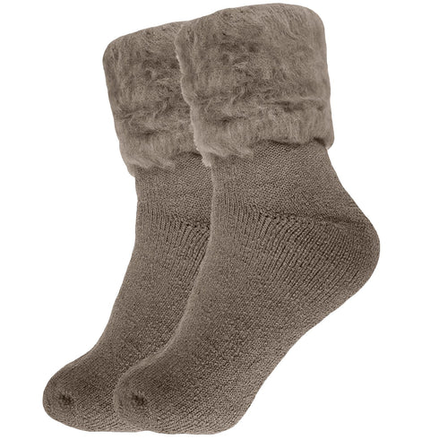 Men’s Thick Thermal Socks – 2.3 TOG Heat Insulated Winter Warm Fleece Lined Socks