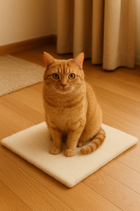 Self-Heating Pet Mat for Dogs & Cats | Reflective Thermal Bed with Soft Fleece and Anti-Slip Base