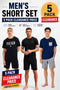 5 Pack Brave Soul Men’s Casual Lounge-wear Short Set - From £3.99 Per Unit