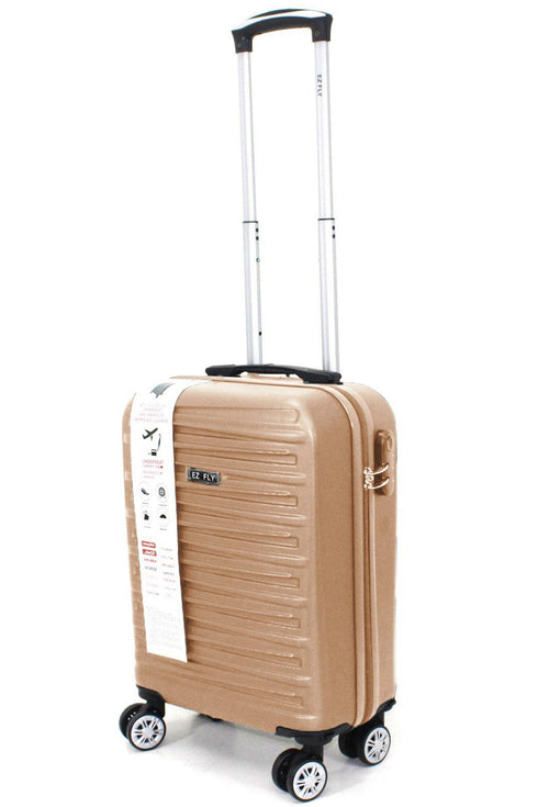 Lightweight Hard Shell Cabin Suitcase – 4 Wheel Spinner Travel Luggage