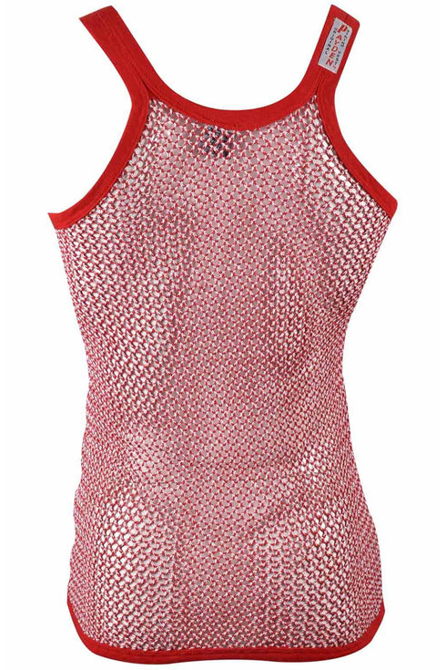 Mens Cotton String Vest - XL