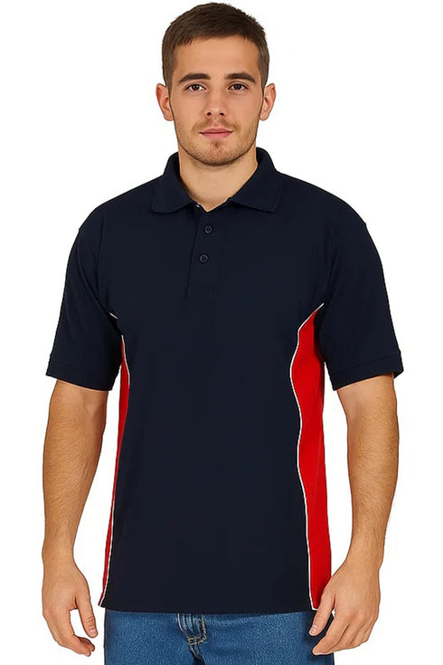 Mens Short Sleeve Polycotton Polo T-Shirts