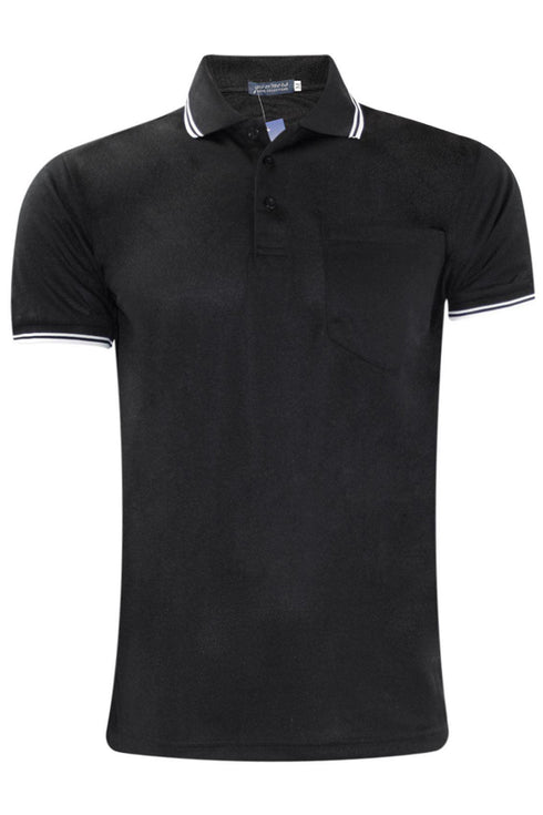 4 Pack Mens Tip Polo Shirts