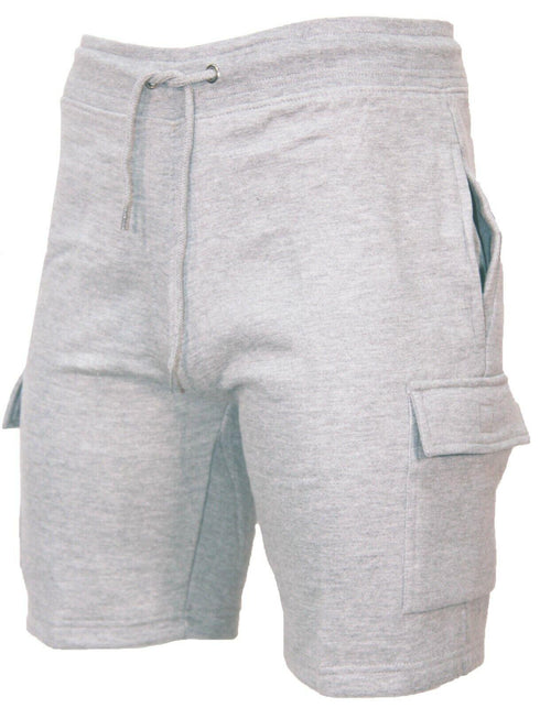 Mens Fleece Cargo Shorts