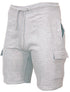 Mens Fleece Cargo Shorts