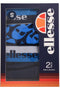 Men’s Boxers 2 Pack – Blue & Black Cotton Stretch Trunks Size L