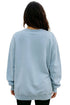 Womens Oversized Printed Sweatshirt – Baggy Comfort Fit, Front Print, Long Sleeve Jumper
