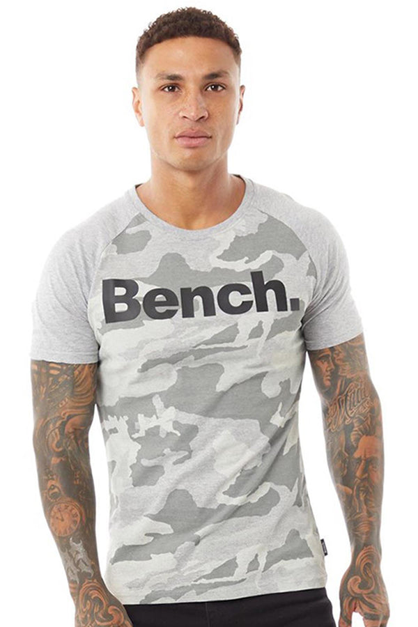 Bench Mens Crew Neck Cotton T‑Shirt – Breathable Regular Fit Tee