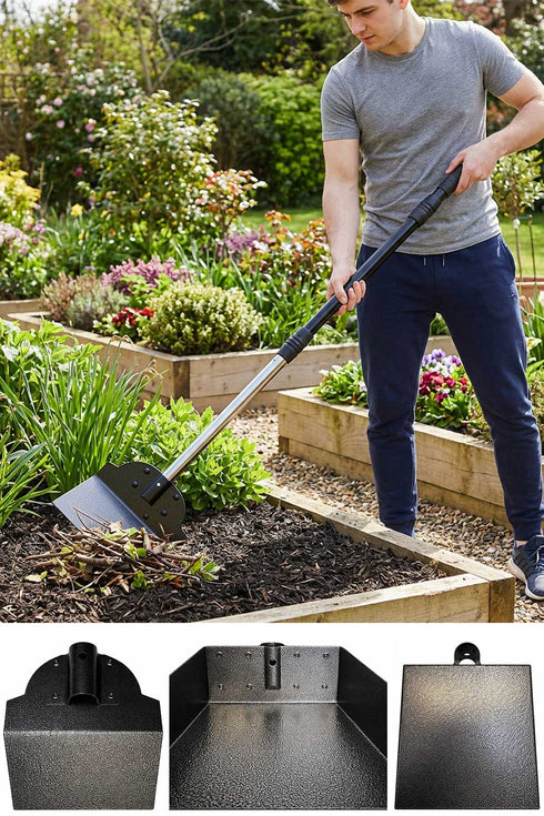 3in 1 Garden Tool Set – Rake, Shovel & Dustpan