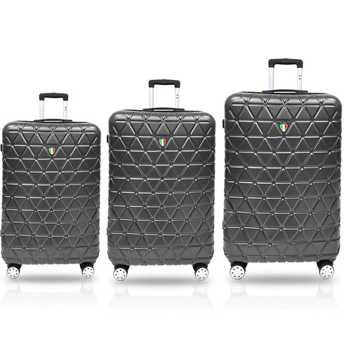 3 Piece Hard Shell Luggage Set – Lightweight Spinner Suitcases