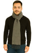 Unisex Winter Muffler Wool Blend – Long Knit Check Scarf