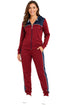7 Pack Women’s Burgundy & Navy Hooded Tracksuit Set - From £4.99 Per Unit