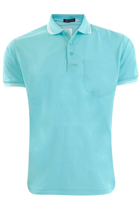 4 Pack Mens Tip Polo Shirts